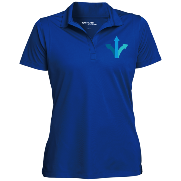 Women's Micropique Tag-Free Flat-Knit Collar Polo - Image 2