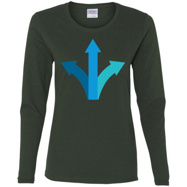 Ladies' Cotton LS T-Shirt - Image 4