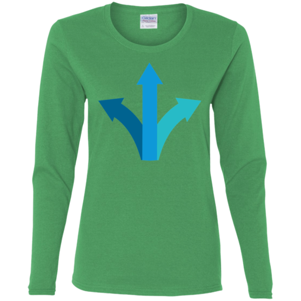 Ladies' Cotton LS T-Shirt - Image 5