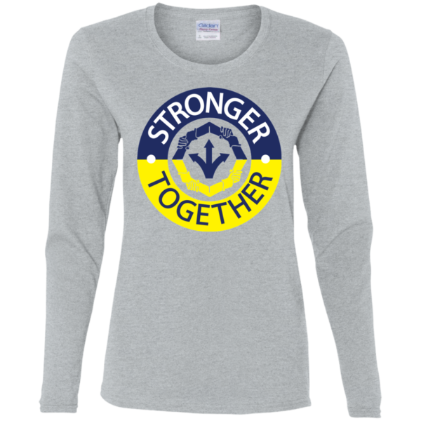 Ladies' Cotton LS T-Shirt - Image 3