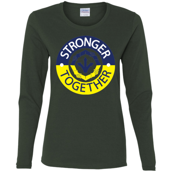 Ladies' Cotton LS T-Shirt - Image 4