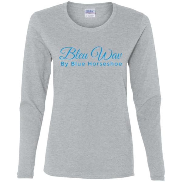 Ladies' Cotton LS T-Shirt - Image 3