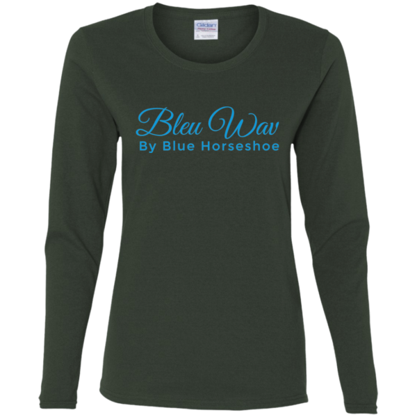 Ladies' Cotton LS T-Shirt - Image 4