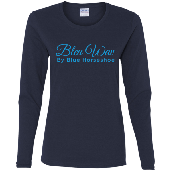 Ladies' Cotton LS T-Shirt - Image 3