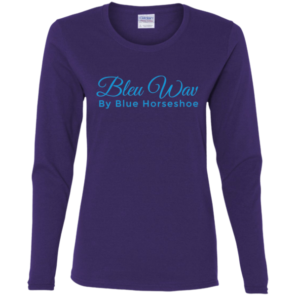 Ladies' Cotton LS T-Shirt - Image 4