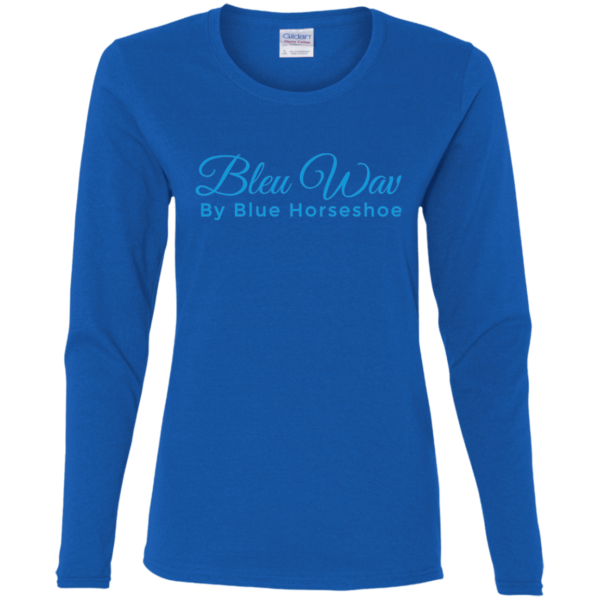 Ladies' Cotton LS T-Shirt - Image 2