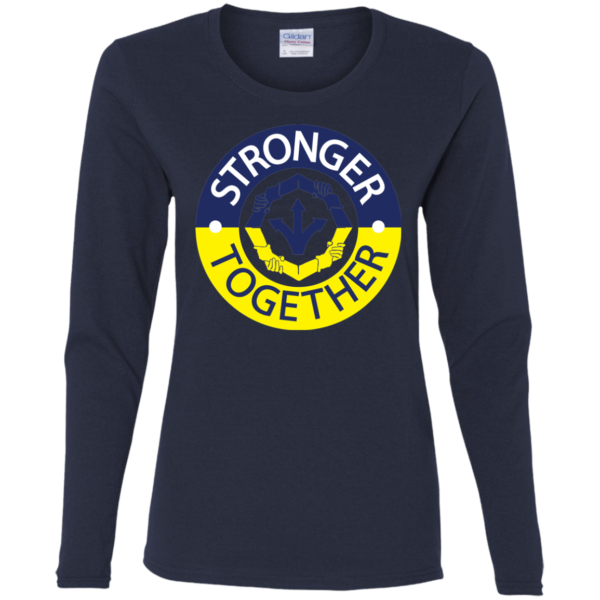 Ladies' Cotton LS T-Shirt - Image 3
