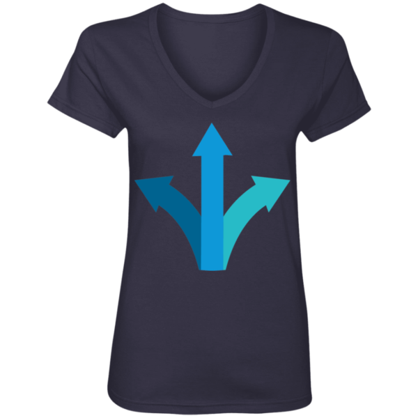 Ladies' V-Neck T-Shirt - Image 6