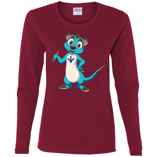 Ladies' Cotton LS T-Shirt - Image 2