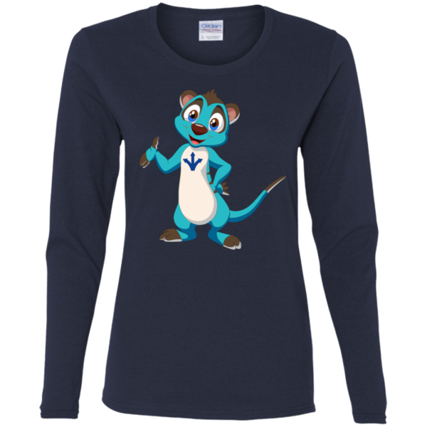 Ladies' Cotton LS T-Shirt - Image 3