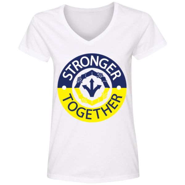 Ladies' V-Neck T-Shirt - Image 2