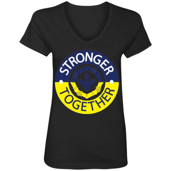 Ladies' V-Neck T-Shirt - Image 3
