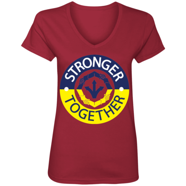 Ladies' V-Neck T-Shirt - Image 5